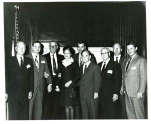 Carl Albert with a group from the President&#39;s Committee on Employment of the Handicapped., 1950-01-01 - 1976-12-31