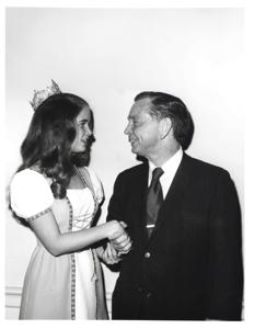 Carl Albert with Creede Speake. February 19, 1975, 1975-02-19