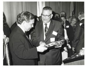 Carl Albert and C. D. Hicks of Sulphur, Oklahoma., 1950-01-01 - 1976-12-31
