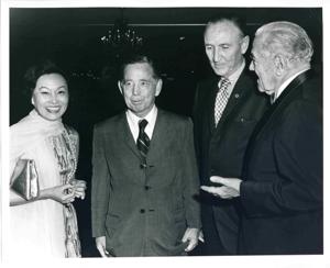 Carl Albert at a luncheon., 1971-10-01