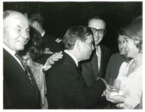 Carl Albert at a luncheon., 1970-01-01 - 1976-12-31