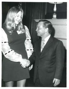 Charles Black (right) and two others. Apparently with the President&#39;s Committee on Employment of the Handicapped., 1950-01-01 - 1976-12-31