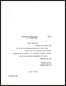 Relocation of Hochatown Cemetery: Correspondence with Army Engineers, 1962-03-20