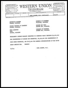 Infrastructure Development Contracts Awarded for Broken Bow Reservoir, 1962-01-01 - 1963-12-31