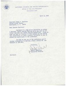 ["The National Council on Indian Opportunity is hosting a National Indian Housing Conference in Washington, D.C. on April 9-10, 1974. The conference will address concerns related to Federal Indian housing efforts, production of housing units, administration of the housing program, and proposed legislation. Representatives from various government agencies will be present to discuss these issues. Tribal Chairmen and Indian Housing Authorities are invited to attend and are asked to prepare written papers outlining specific problems and solutions. The Council does not have funds available for travel expenses. The conference aims to provide suggestions for improved legislation and better delivery of services from the Federal Government."]