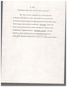 Title: Amendment to Tribal Contract Term Limitations, 1953-01-01 - 1975-12-31