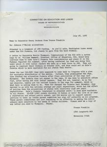 Analysis of Johnson O&#39;Malley Allocations and Proposed Formulas in 1976, 1974-09-20
