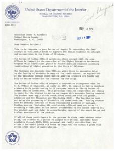 Efficient Funding for Native American Students in Oklahoma, 1974-01-01 - 1976-12-31