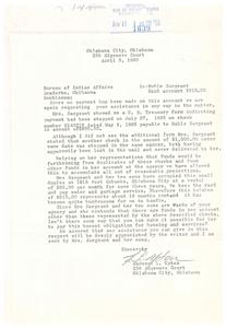 Investigating Financial Difficulties at Anadarko Bureau of Indian Affairs, 1966-04-05