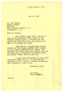 Memorandum: NBC Brew Manager Bill Momoe&#39;s Work Details, 1966-01-01 - 1966-12-31