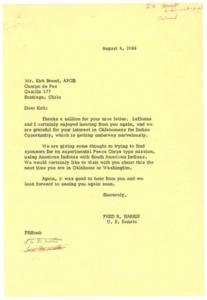 Correspondence Regarding the Contract Dispute of Ralph White with the Bureau of Indian Affairs, 1966-05-12