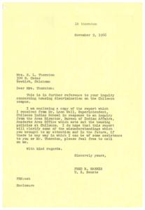 Letter to the Bureau of Indian Affairs Regarding Housing and Employment Concerns, 1968-01-01 - 1968-12-31