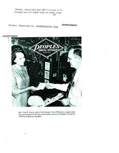 ["The document is a letter from Martha J. Newman to Mrs. Fred R. Harris, in which she thanks Harris for her visit to Seoul and Yankee Hostel and encloses photographs taken during the visit."]