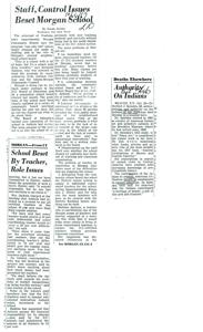 ["The Adams-Morgan Teen Service Center is trying to fill the void left when the Washington Summer Enrichment Program ended. La Von Bundy decided that teen-age girls needed more than the summer activities and should have a year-round center. Fun and games are good social outlets, she said, but they don't make women of girls or provide the motivation necessary to make it in this world.  Mrs. Bundy outlined three initial aims of the center: To furnish a place where birth control information can be gathered and exchanged; to provide a referral service to direct the girls to authorized public agencies in the city or bring professionals into the center; and to teach such things as sewing and home economics.  The group now faces the problem of where to get the $38,000 needed to run the center for a year. The idea for the center grew out of sewing classes held at the Morgan School last summer with funds provided through The New Thing, a black arts"]