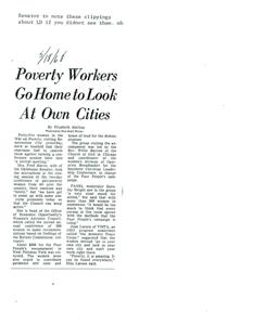 Senator&#39;s Notes: Women in the War on Poverty and Vice President&#39;s Call for Understanding, 1968-05-17 - 1971-12-31