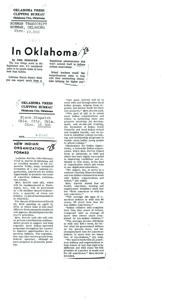 LaDonna Harris Announces Formation of New National Organization to Promote Native American Opportunities, 1967-01-01 - 1969-12-31