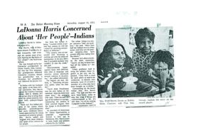 LaDonna Harris Advocates for Urban Indian Rights and Recognition in 1970s America, 1971-08-14 - 1971-12-31