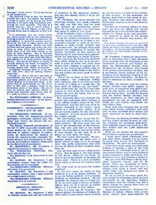 ["The document contains a discussion of various topics related to the work of the American Indian Opportunity Day organization. These topics include fundraising, the Action Council, the Board of Directors, and the National Legal Defense Fund."]