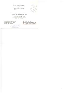 Invitation: First Annual Banquet of Tulsa Indian Center, 1967, 1967-12-01