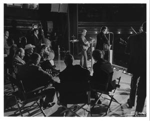Folklife hearing at the Grand Ole Opry Fred R. Harris is shown in most of the photos, 1963-01-01 - 1976-12-31