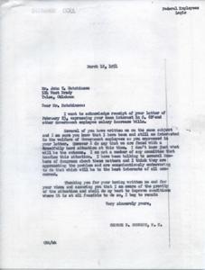 Title: Concerns of Government Employees: A Call for Salary Increase Bills, 1951-02-23