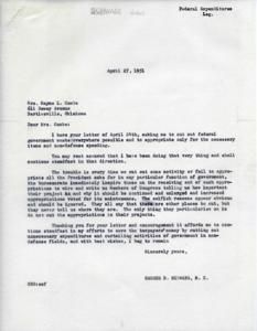 Title: Cutting Federal Government Waste: A Taxpayer&#39;s Perspective, 1951-04-27