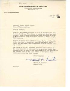 Disaster Loan Program for Farmers in Oklahoma and Surrounding Counties, 1951-01-01 - 1951-12-31