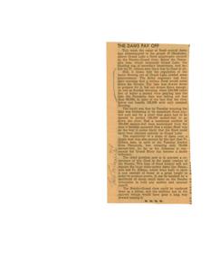 The Value of Flood Control Dams in Oklahoma, 1951-01-01 - 1951-12-31