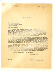 Restricting Mailing of Epileptic Medicine: A Concerned Citizen&#39;s Plea, 1952-03-11