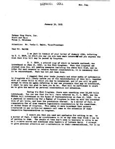 Support for H.R. 8904: A Letter from Gettman Drug Store, Inc. to Honorable  George Schwabe, 1951-01-01 - 1951-12-31