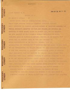 Urgent Appeal for Funding for Immigration Program, 1951-01-01 - 1951-12-31