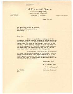 Urgent Call for Oversight: A Plea for Responsible Foreign Aid Allocation, 1951-06-28