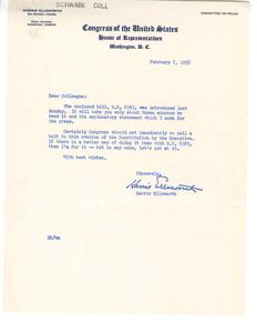 Restoring Congressional Power: H.R. 6393 and the Approval of Foreign Agreements, 1952-02-04