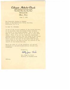 Supporting the United Nations: A Call to Action, 1951-06-07