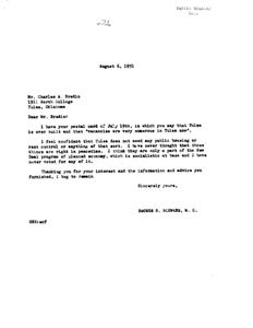 Opposition to Public Housing and Rent Control in Tulsa, 1951-08-06