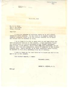 Opposition to Socialized Public Housing, 1952-03-20