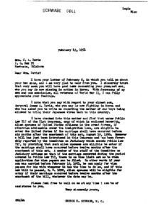 Legislation Regarding Alien Spouses of United States Soldiers in Korea, 1951-01-01 - 1951-12-31