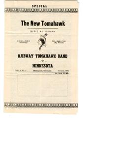 The New Tomahawk: Official Organ of the Ojibway Tomahawk Band, 1951-01-01 - 1951-12-31