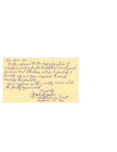 Request for Financial Support in the Fight Against Diseases and Blindness, 1945-01-01 - 1946-12-31