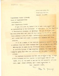 Support Needed for Institute of Neurological Diseases and Blindness, 1952-01-01 - 1952-12-31