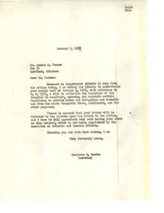 Legislative Proposal: H.R. 5368 - Water Provision from Santa Margarita River, 1952-01-01 - 1952-12-31