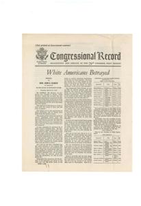 Debate on Fair Employment Practice Law in 79th Congress, First Session: The Betrayal of White Americans, 1945-03-13
