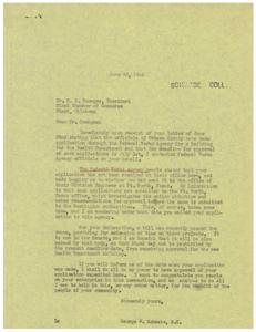 Title: Urgent Request for Approval of Ottawa County Health Department Building Application, 1945-06-22