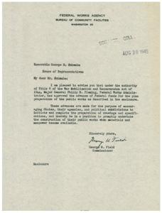 Federal Funding Approval for Public Works Plan Preparation, 1945-01-01 - 1946-12-31