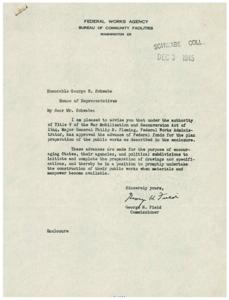 Federal Funds Advance for Public Works Plan Preparation in Oklahoma, 1945-01-01 - 1946-12-31