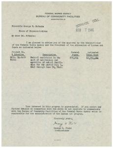 Allocation of Lanham Act Funds for School Facilities Maintenance in Tulsa, Oklahoma, 1946-06-30