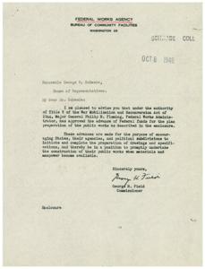 Title: Federal Works Agency Funding for Public Works Plan Preparation, 1945-01-01 - 1946-12-31