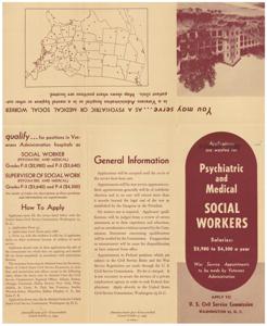 Job Opportunities for Social Workers in Veterans Administration Hospitals, 1945-10-04