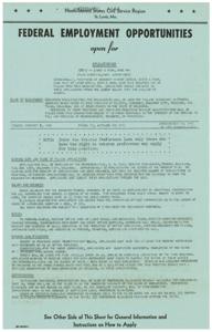 Job Opportunity: Messenger Position in Oklahoma City, OK, 1945-11-05