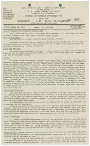 Employment Opportunity: U.S. Naval Ammunition Depot Civil Service Examination, 1946-03-26